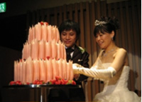 2月14日　津田真理子さんの結婚式がありました
